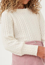 Load image into Gallery viewer, Cream Knit Sweater
