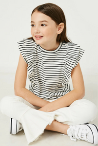 Girls Stripe Tee