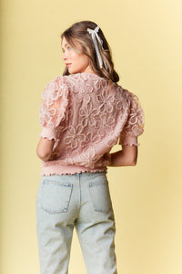 Floral Lace Top Jr