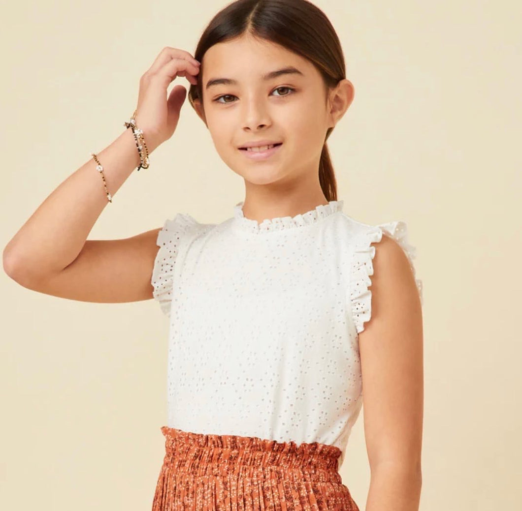 Eyelet Top